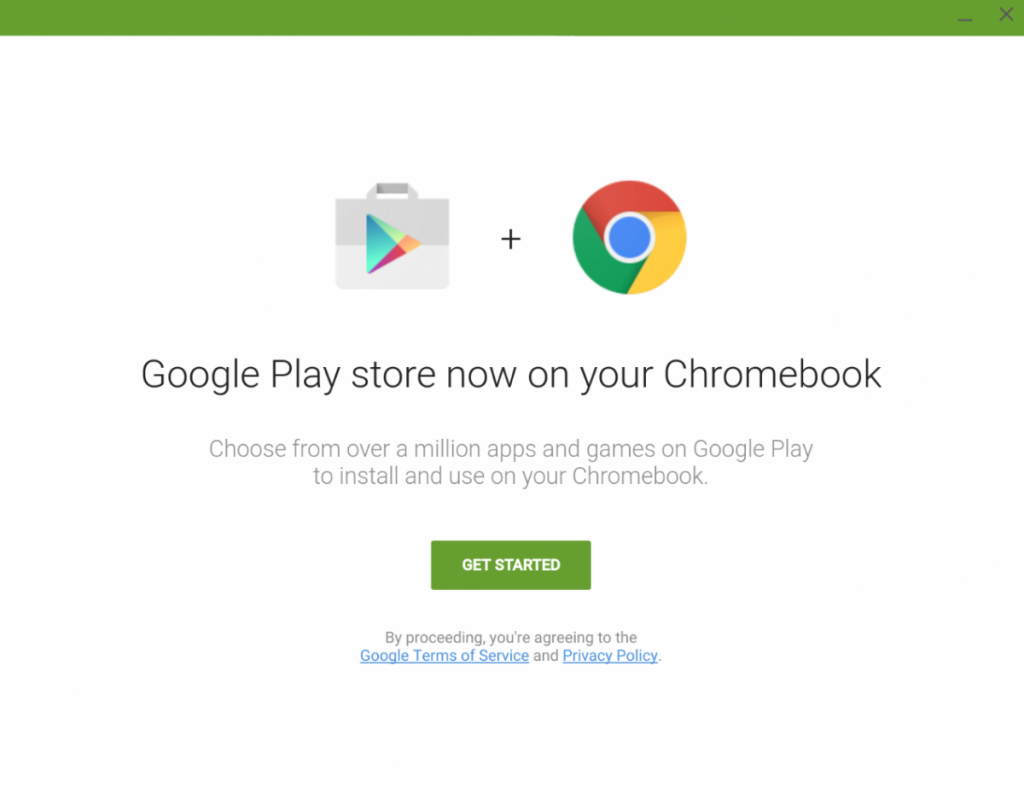 Enable google play store on your chromebook